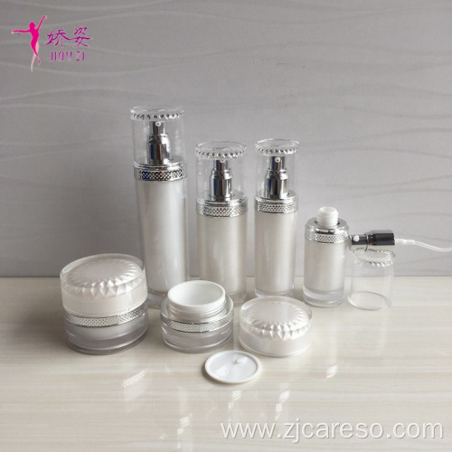 Sets Acrylic Crystal Lotion Bottle Cream Jar